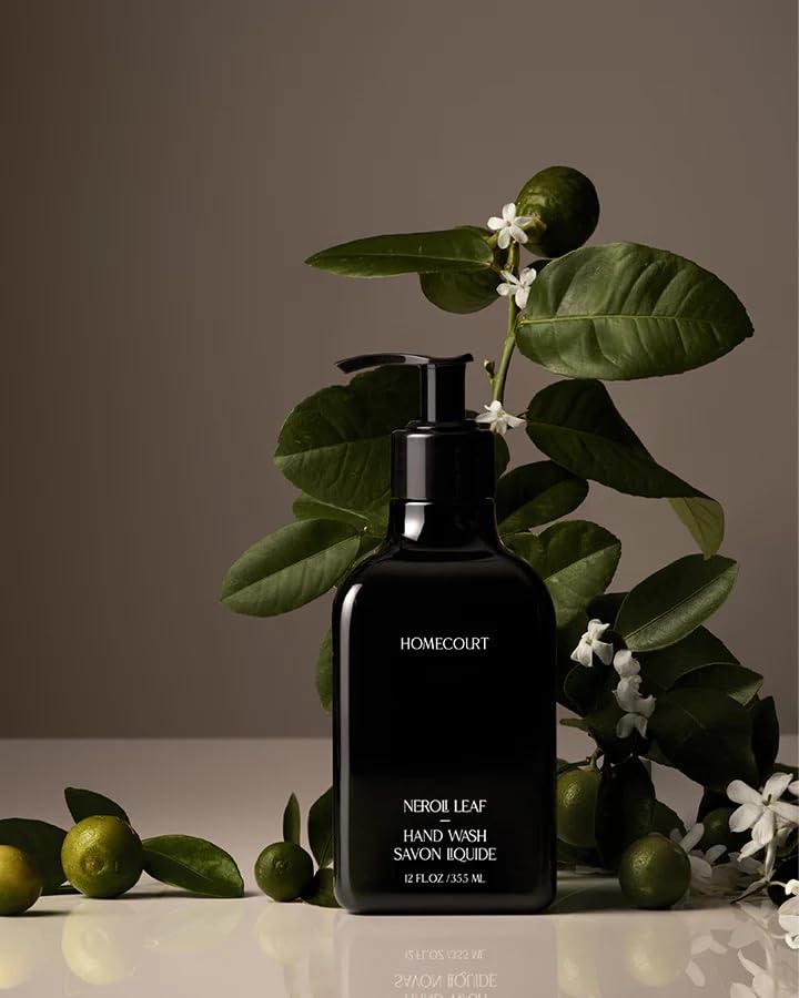 Homecourt Neroli Leaf hand wash bottle front for gentle cleansing and hydration.