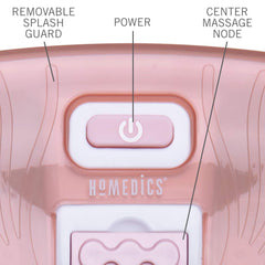 Homedics Bubble Bliss Deluxe-Foot Spa showing heat maintenance for a warm soak