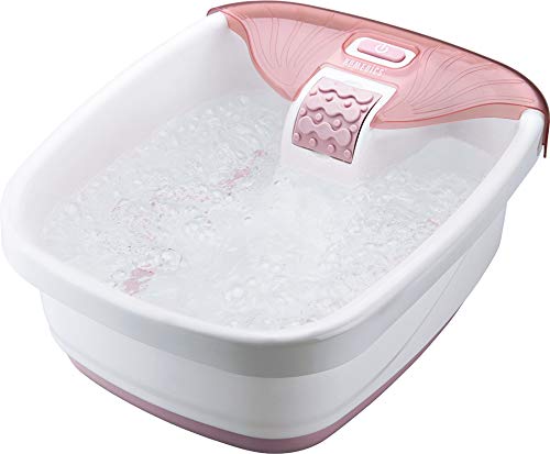Homedics Bubble Bliss Deluxe-Foot Spa raised nodes delivering targeted foot massage