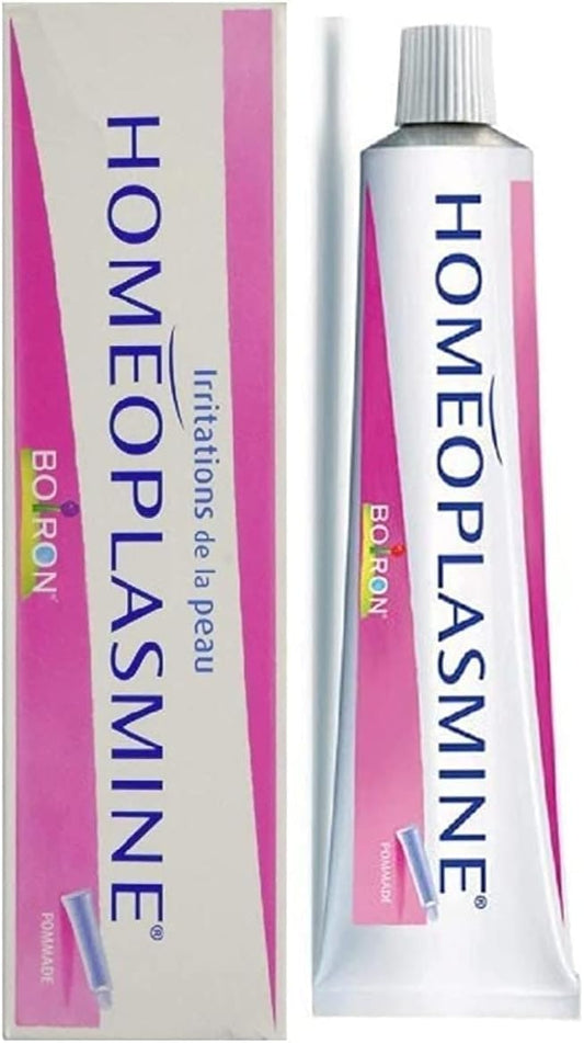 Homeoplasmine XL 40g tube front view for soothing dry skin and comfort