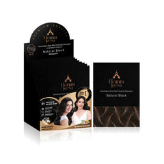 Hommkesa Grey Hair Covering Shampoo 6-pack box for easy home use.
