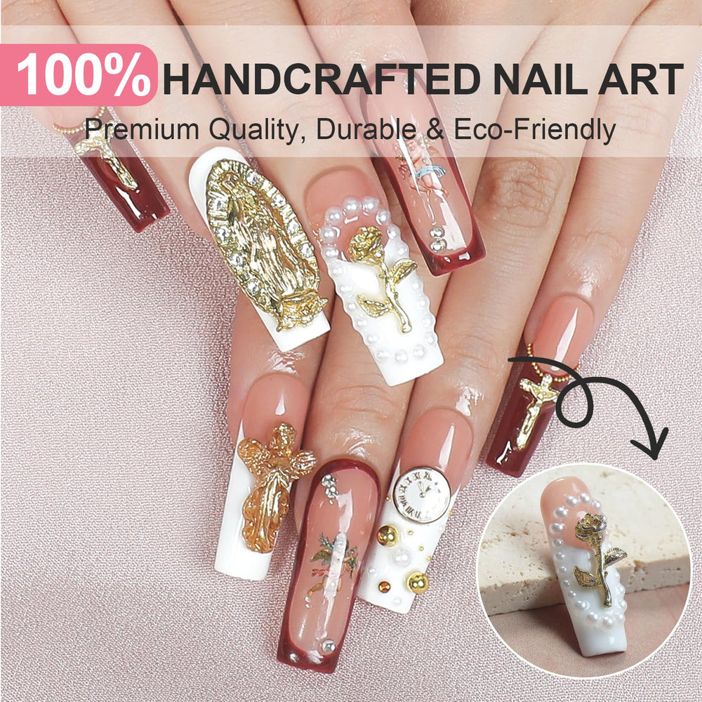 Homsera handmade nail art with unique designs for wearable style