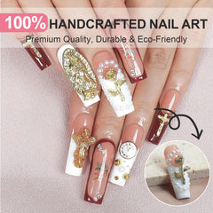 Homsera handmade nail art with unique designs for wearable style