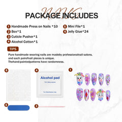 Homsera reusable nails with adhesive pads simplify reapplication and removal