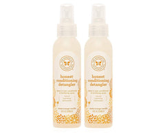 The Honest Conditioning Detangler bottle with Sweet Orange Vanilla for smooth, tangle-free hair.