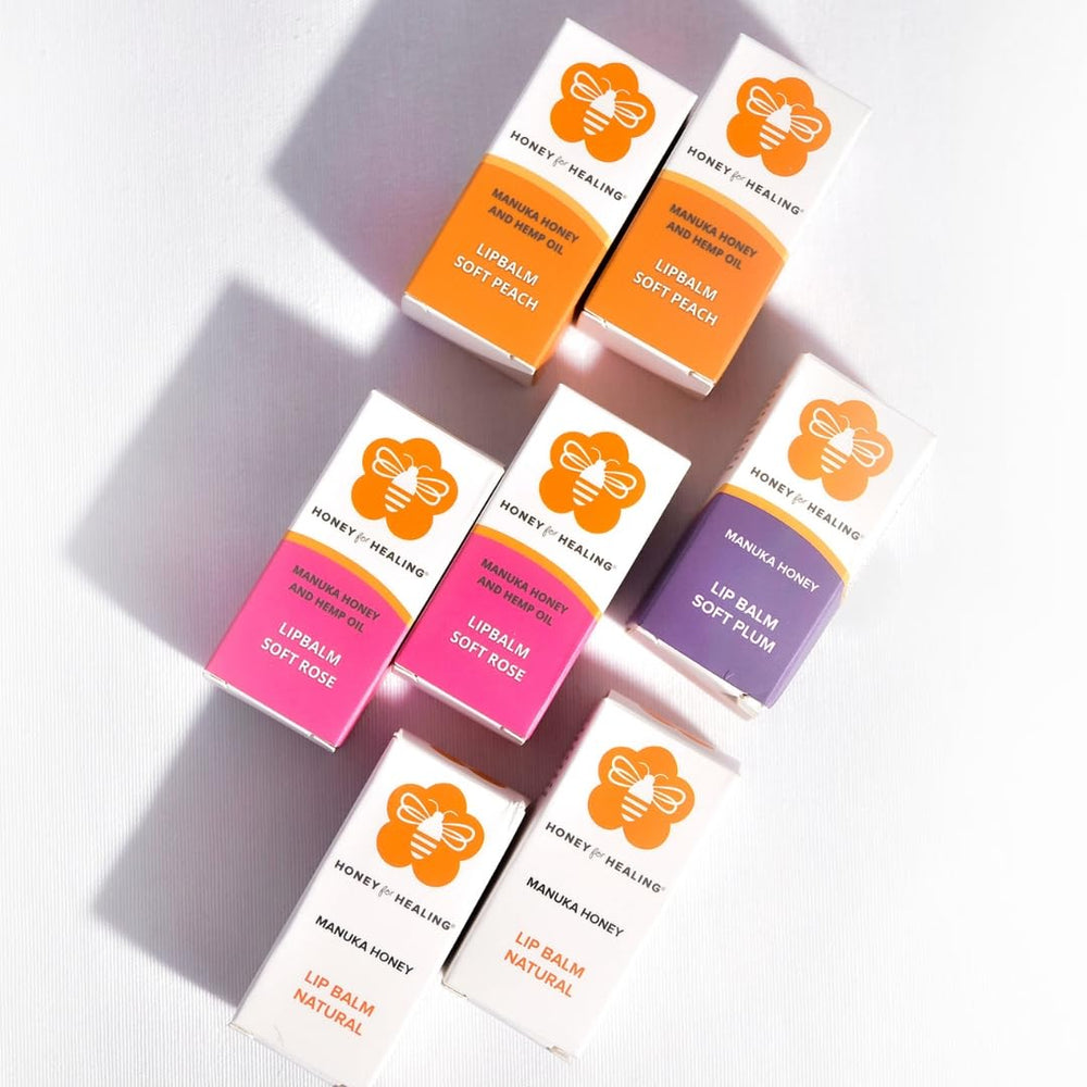 Honey for Healing Manuka Lip Balm Recyclable tube supports zero-waste routines.