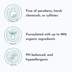 HoneyB baby wash shampoo mild formula foam delivers soft, non-irritating lather for sensitive skin.