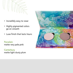 Honeybee Gardens Mini Skinny Duo Canterbury swatches show rich pigment for crease-resistant color.