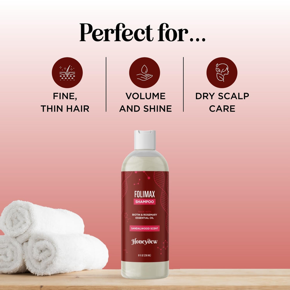 Argan oil infusion in HONEYDEW Folimax Biotin Shampoo for conditioning look.