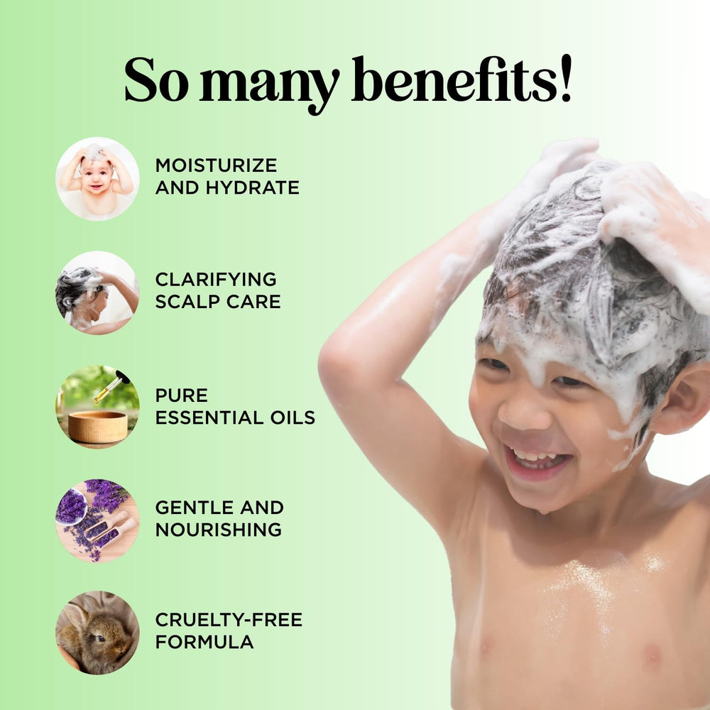 Honeydew Kids Shampoo pump bottle for easy, parent-friendly application.