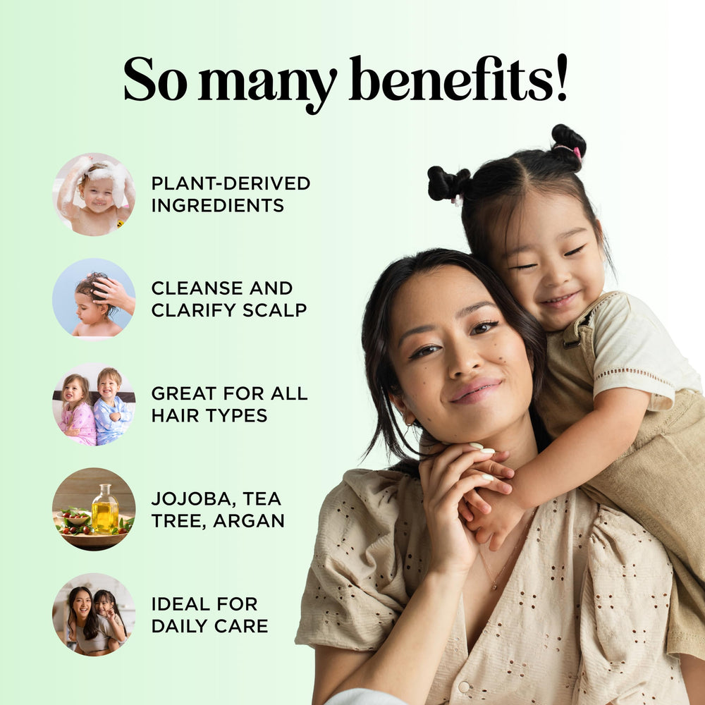 Honeydew rosemary oil bottle highlights natural hair nourishment for kids