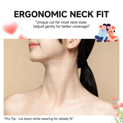 HONLINK 8-pack neck mask packaging close-up emphasizes convenient routine