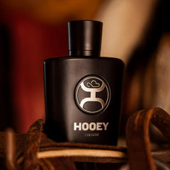 HOOEY cologne bottle with magnetic top for premium application.