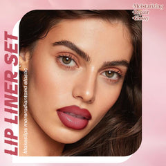 HOSAILY nude pink lip gloss adds shine and moisture for daily wear