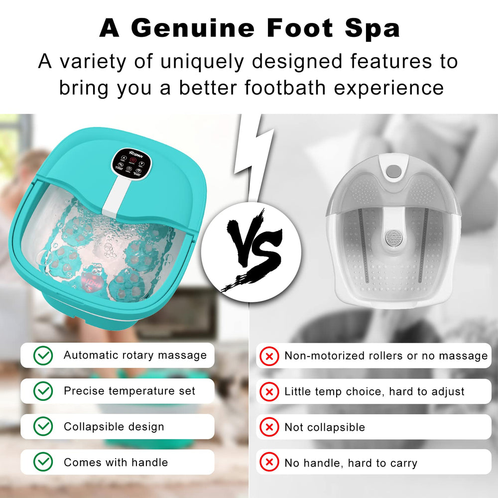 HOSPAN foot spa remote control lets you adjust settings without bending.