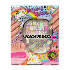 Hot Focus Unicorn Nail Kit unboxing of a colorful kid friendly nail art set for creative play
