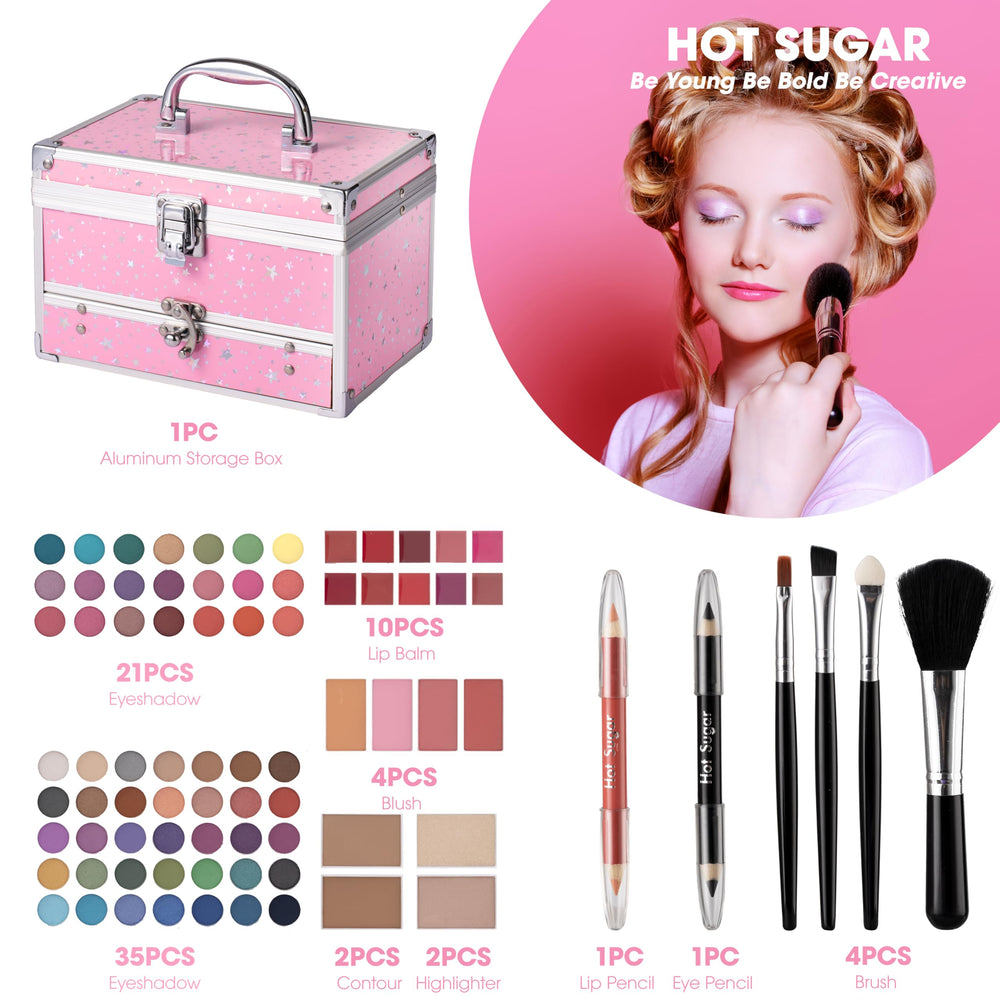 Hot Sugar 10-gloss lip collection for shine and color.