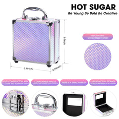 Hot Sugar eyeshadow palette display with vibrant colors for playful looks