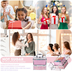 Hot Sugar makeup kit box open revealing a complete beginner-friendly set