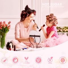 Hot Sugar pink lip glosses for glossy finishes and subtle shimmer