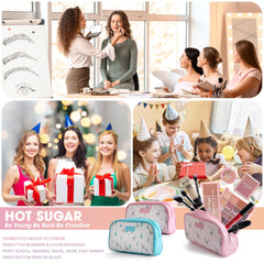Hot Sugar makeup brush set complements smooth, easy application on the go