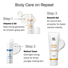 Hot Vita Vitamin C Body Oil for daily use and hydration.