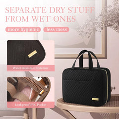 HOTOR bag with elastic straps keeps bottles upright.