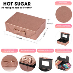 Hot Sugar eyeshadow palette with matte and shimmer shades for versatile looks.