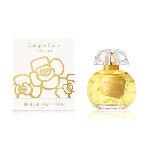 Houbigant Quelques Fleurs LOriginal packaging design conveys luxury and gifting appeal