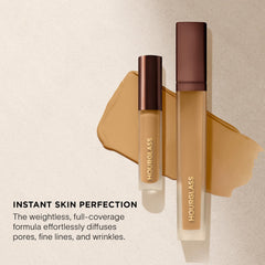 Hourglass Vanish Vanish Airbrush Concealer universal shade range swatches across tones.