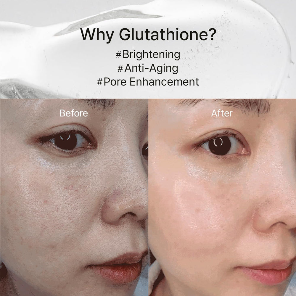 House of B Glow Glutathione Step 2 application; boosts even skin tone.