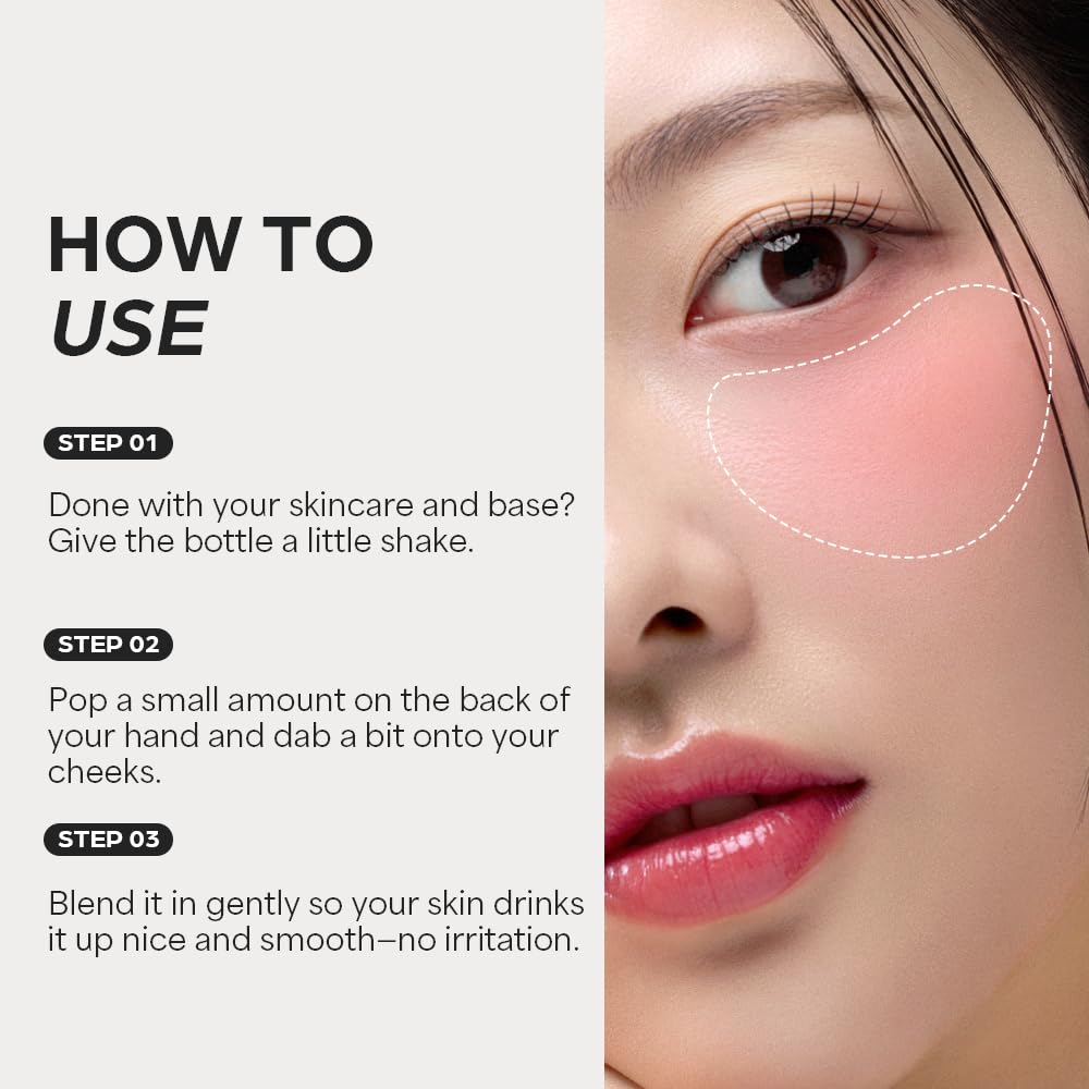 House of Hur Pink Rosie glow-up close-up reveals long-lasting color.