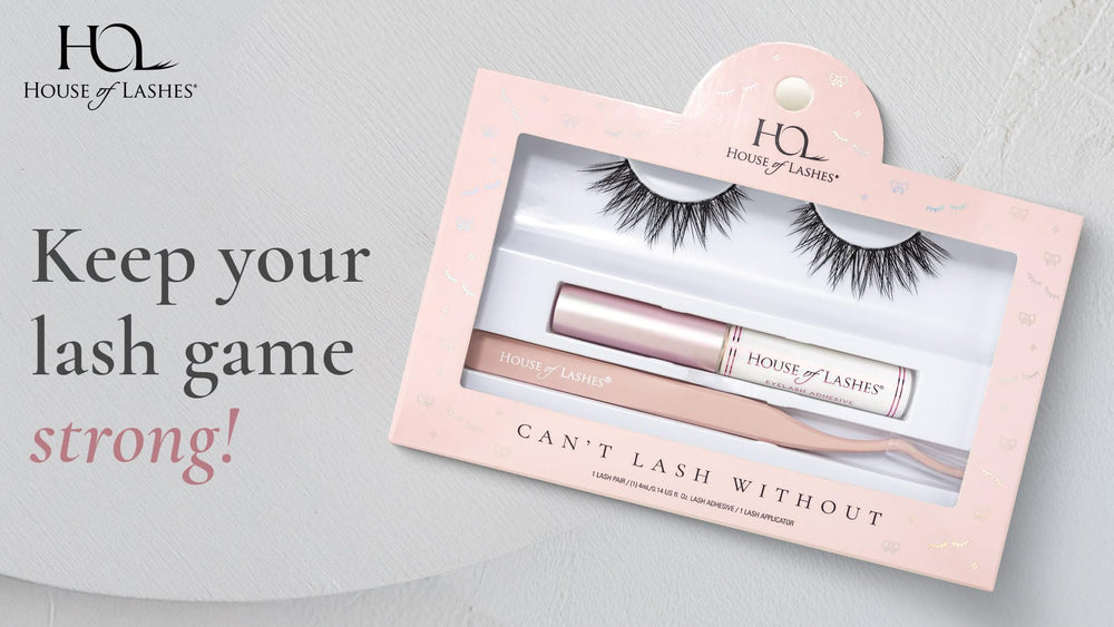 Award-winning latex-free lash glue provides reliable hold for all-day wear