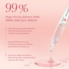 House of Nutrition Salmon DNA Serum ampoule packaging emphasizing freshness