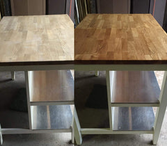Howard BBC012 wood grain closeup showing enhanced natural color.