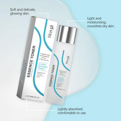 HOYGI Toner travel-friendly glass bottle suitable for routines.