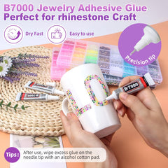 HRLbrc tweezers and pickup pen for precise stone placement