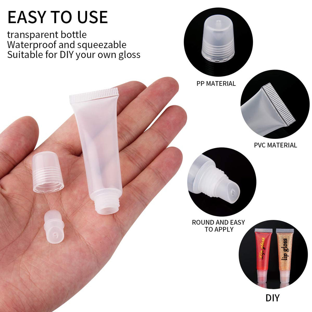 HRLORKC leak-proof lip gloss tubes keep products contained during transit.