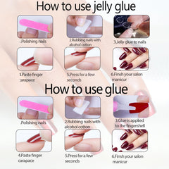 Hrnsnails Nude Press On Nails cuticle stick and prep pad for easy nail prep.