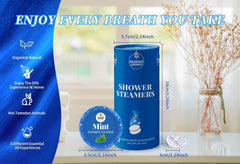 HUAHAI SHOWER lemon steamers create a clean citrus scent for clarity