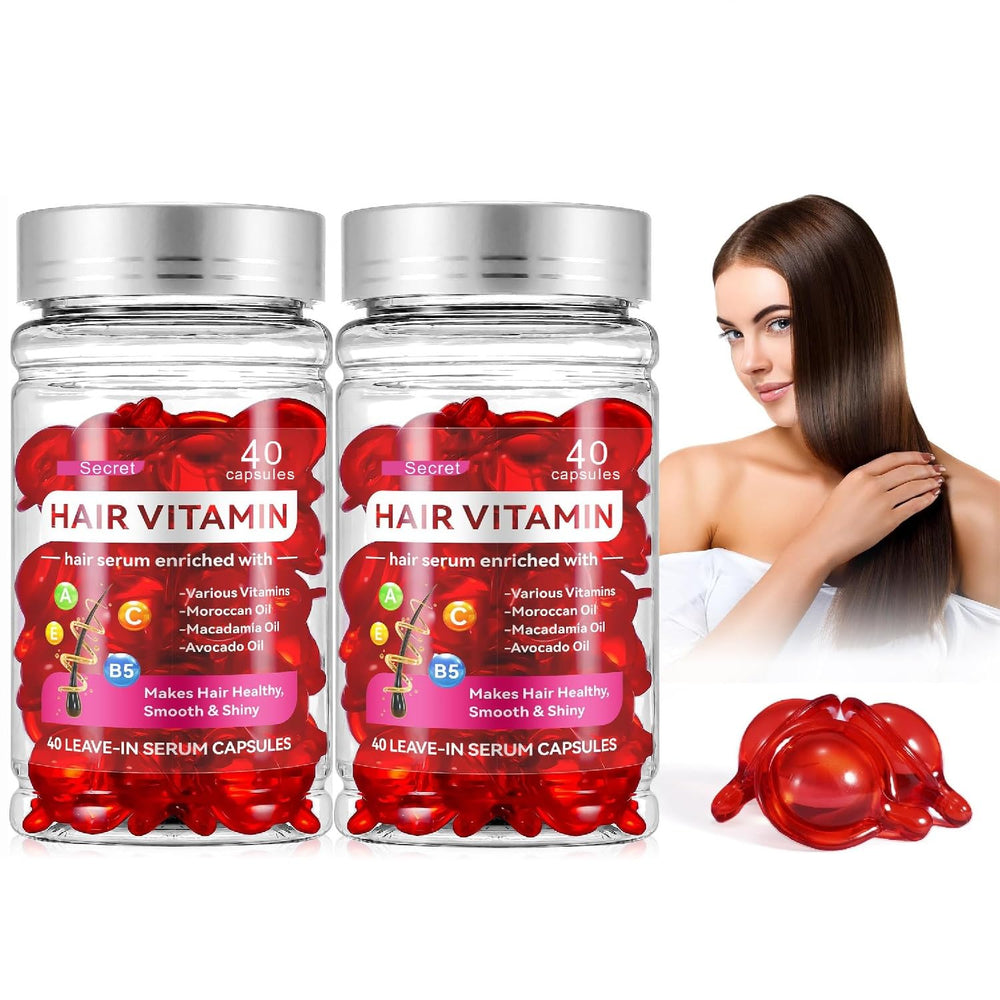 HuaQing 2-box hair treatment serum oil capsules for easy application and nourished, smoother hair.
