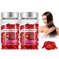 HuaQing 2-box hair treatment serum oil capsules for easy application and nourished, smoother hair.