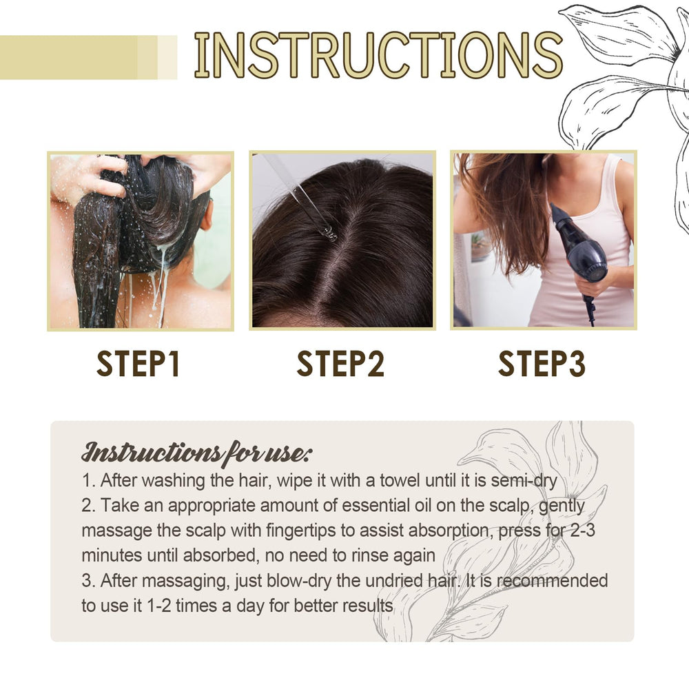 HuaQing Eelhoe formula supporting growth for thin hair
