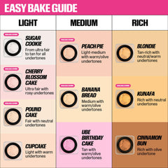 Huda Beauty Baby Bake Mini outer packaging emphasizing travel-friendly size