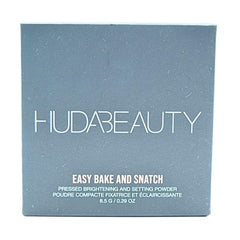 Huda Cherry Blossom swatch shows radiant, talc-free coverage for a lifted look.