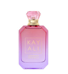 HUDABEAUTY Kayali Fleur Majesty Rose Royale bottle with pink-to-purple gradient, ideal for a luxe vanity display