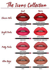 Huda Beauty Power Bullet Matte Lipstick Rendezvous texture showcasing comfortable matte wear