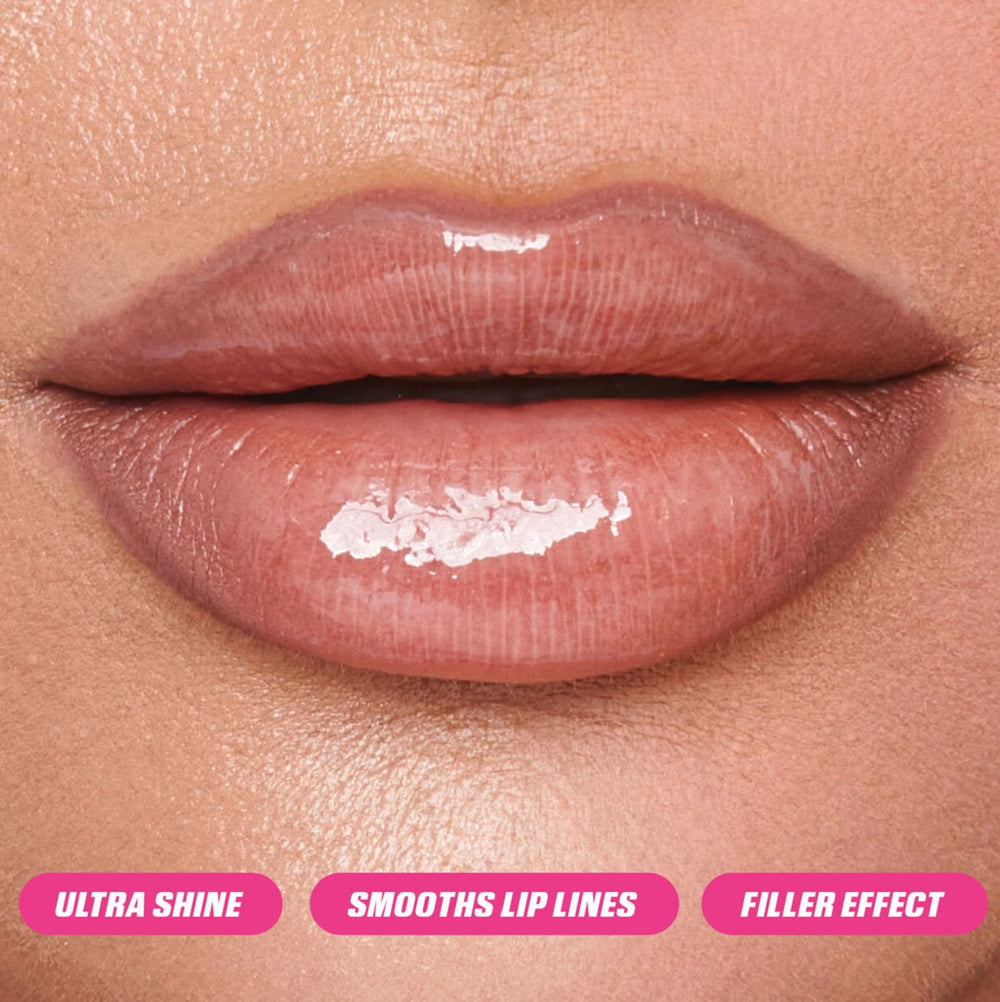 Huda Beauty Travel-size Lip Duo case for on-the-go touch-ups.