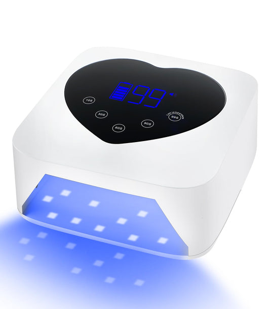 HUGMAPLE 72W UV nail lamp front view for quick gel curing at home