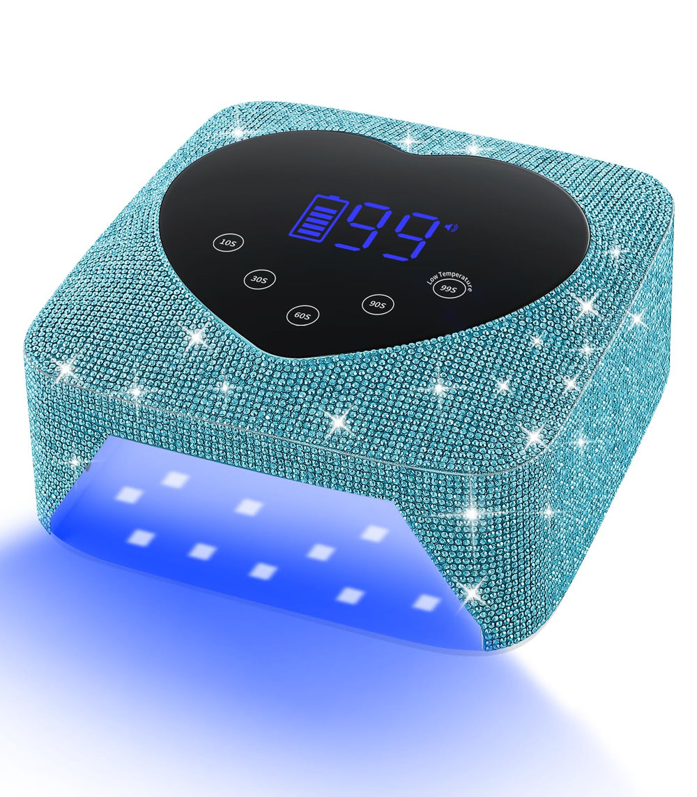 HUGMAPLE UV Nail Lamp 72W front view for efficient home gel curing.